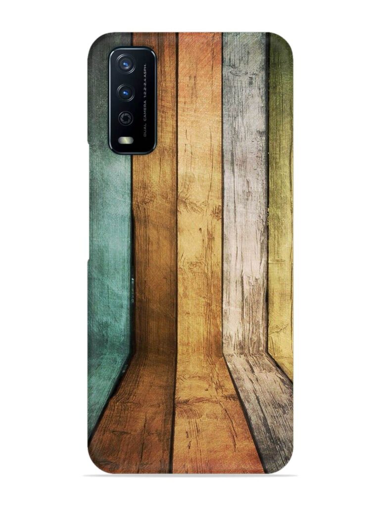 Wooden Realistic Art Snap Case for Vivo Y12G Zapvi