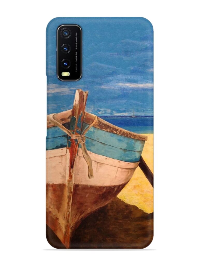 Canvas Painting Snap Case for Vivo Y12S Zapvi