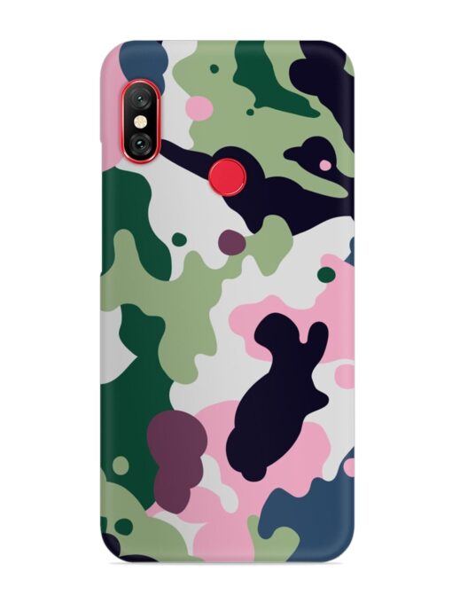 Seamless Funky Camouflage Snap Case for Xiaomi Mi A2 Zapvi