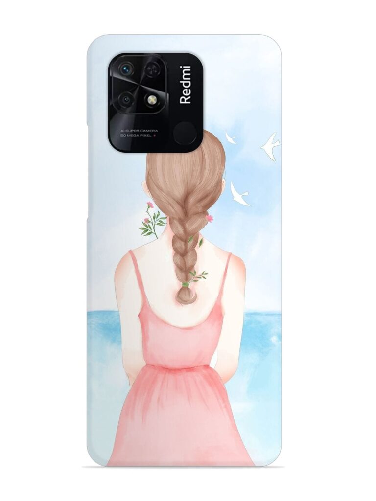 Watercolor Girl Vector Snap Case for Xiaomi Redmi 10 Power Zapvi