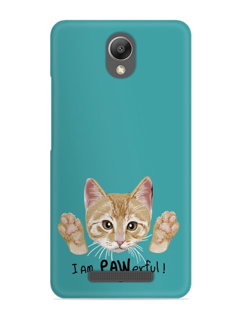 Typography Slogan Cat Snap Case for Xiaomi Redmi Note 2 Zapvi