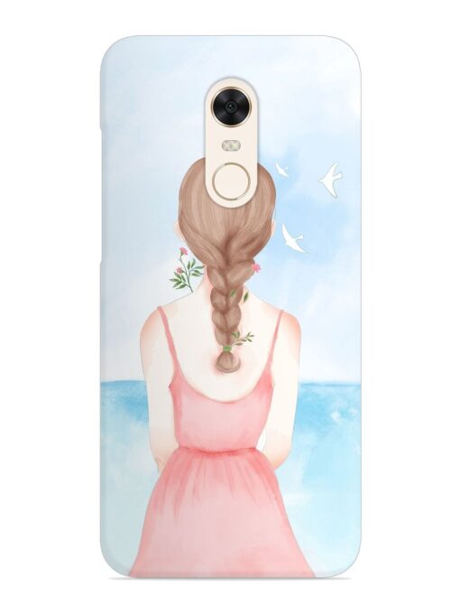 Watercolor Girl Vector Snap Case for Xiaomi Redmi Note 4 Zapvi