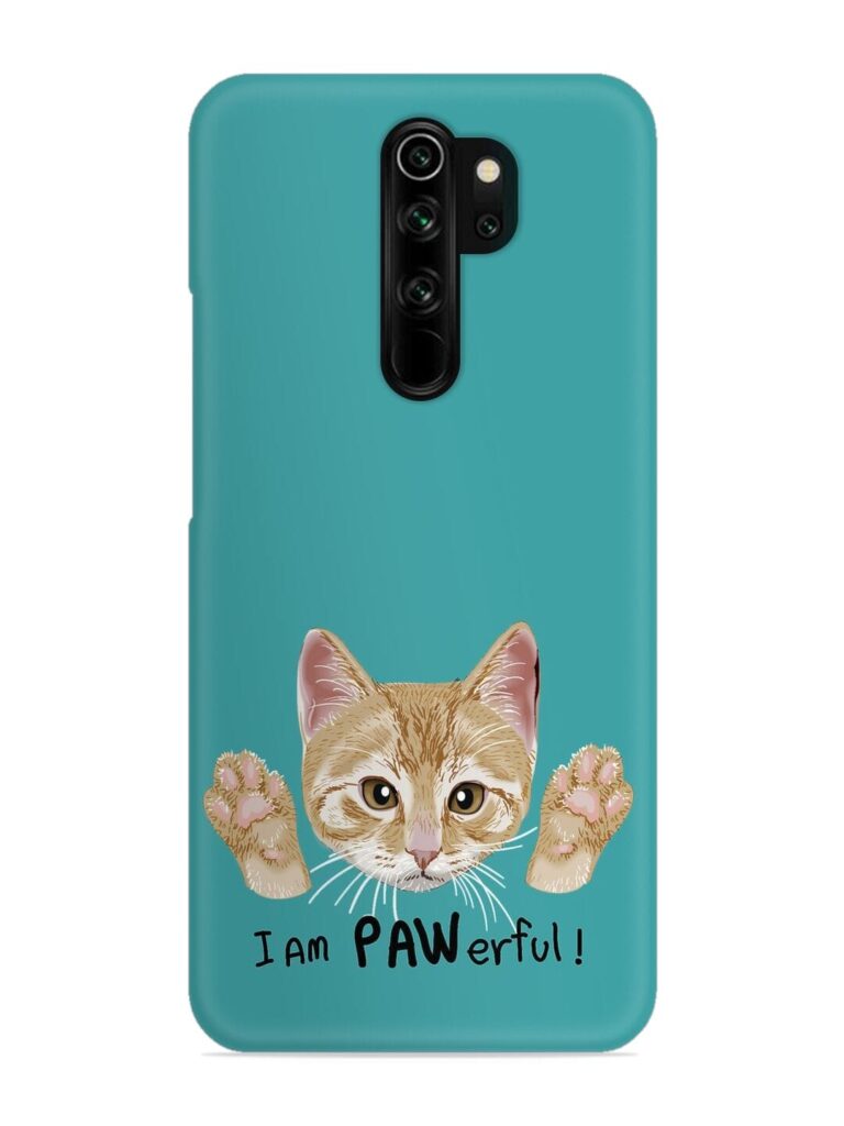 Typography Slogan Cat Snap Case for Xiaomi Redmi Note 8 Pro Zapvi