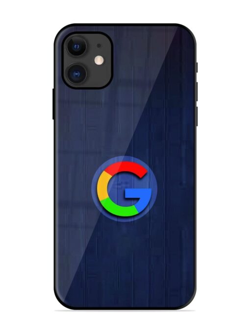 Google Logo Printed Glossy Metal TPU Phone Cover for Apple Iphone 11 Zapvi