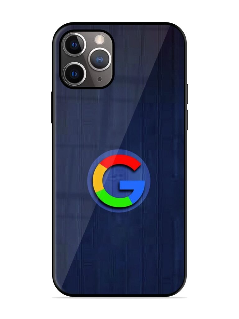 Google Logo Printed Glossy Metal TPU Phone Cover for Apple Iphone 11 Pro Max Zapvi