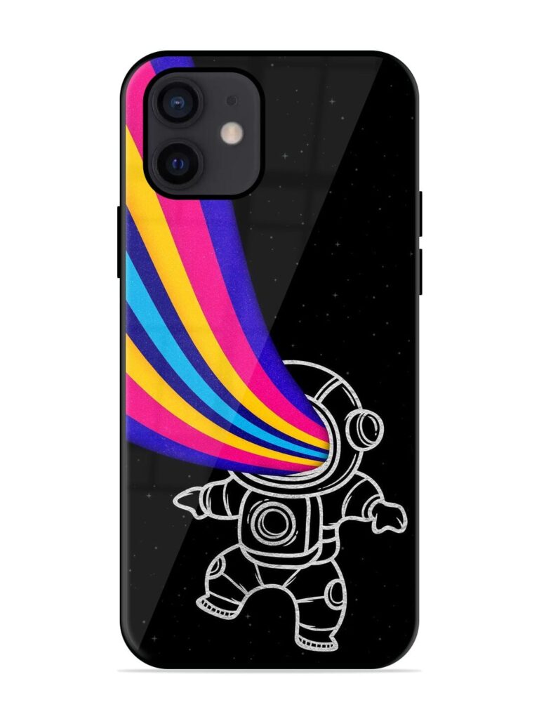 Astronaut Glossy Metal TPU Phone Cover for Apple Iphone 12 Zapvi