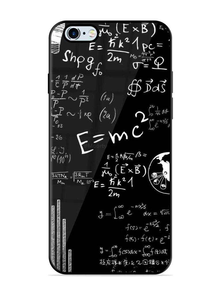 E=Mc2 Mass?Energy Equivalence Glossy Metal Phone Cover for Apple Iphone 6 Plus Zapvi