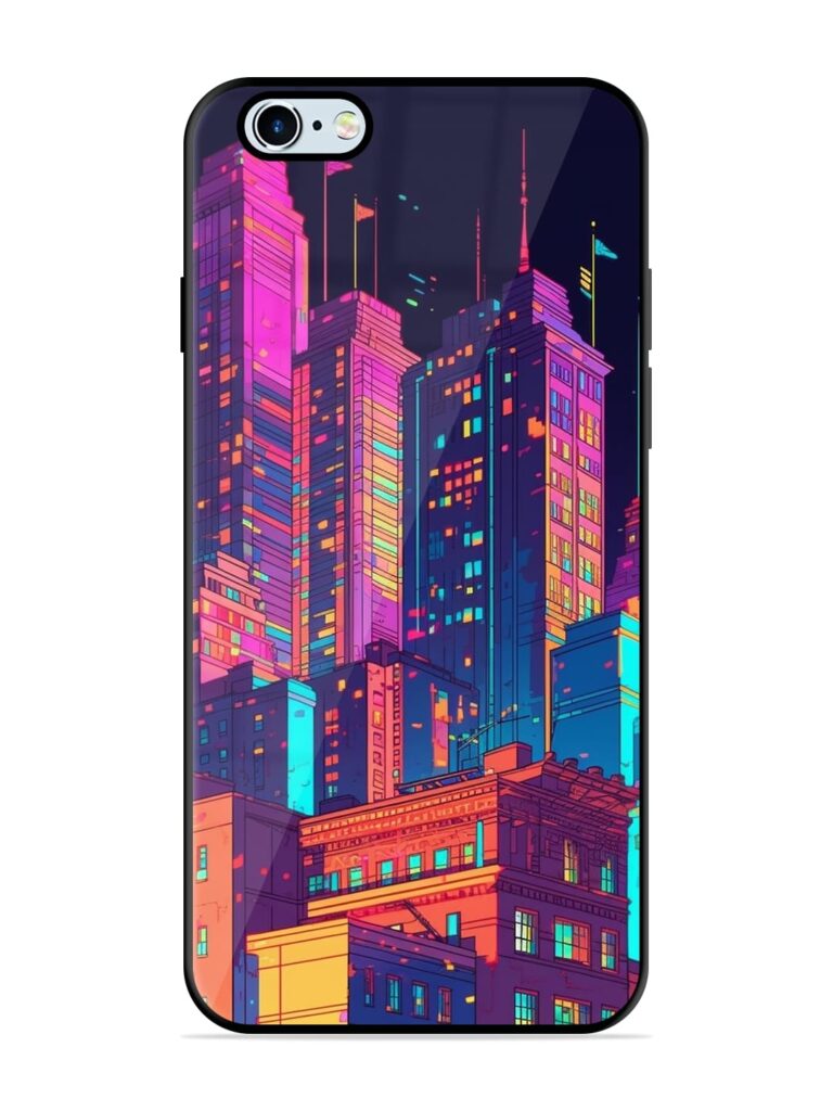 City View Glossy Metal Phone Cover for Apple Iphone 6 Plus Zapvi