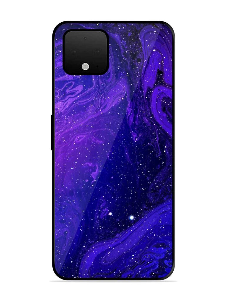 Galaxy Acrylic Abstract Art Glossy Metal Phone Cover for Google Pixel 4 Zapvi