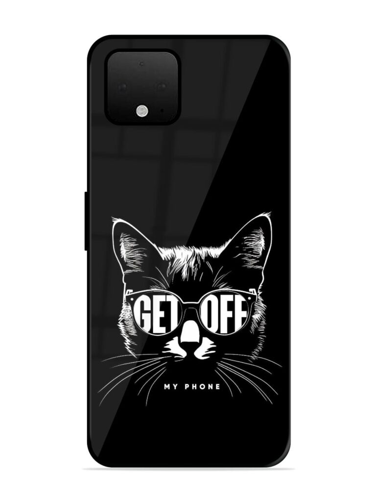 Get Off Glossy Metal TPU Phone Cover for Google Pixel 4 Zapvi