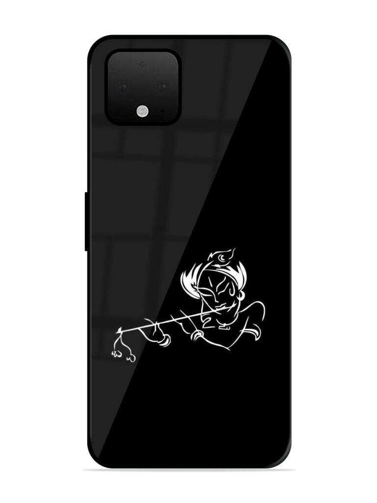 Krishna Flute Glossy Metal Phone Cover for Google Pixel 4 Zapvi