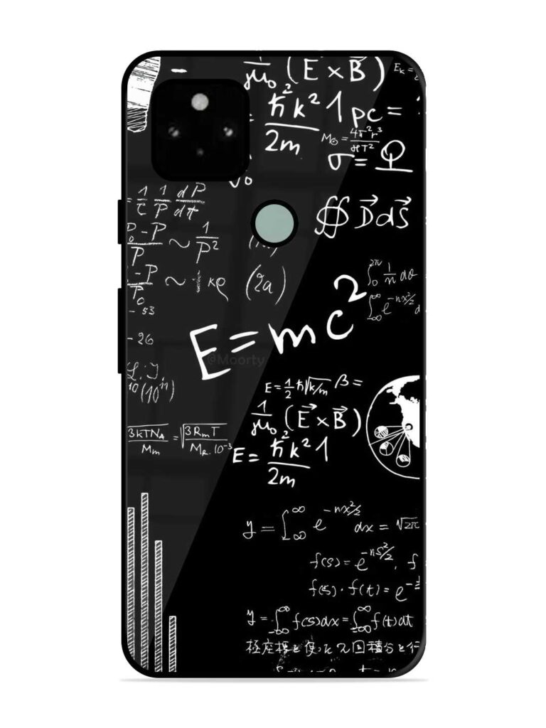 E=Mc2 Mass?Energy Equivalence Glossy Metal Phone Cover for Google Pixel 5 Zapvi