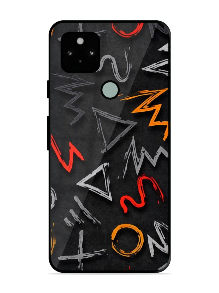 Grungy Graffiti Glossy Metal Phone Cover for Google Pixel 5 Zapvi