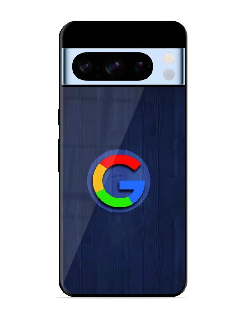 Google Logo Printed Glossy Metal TPU Phone Cover for Google Pixel 8 Pro Zapvi
