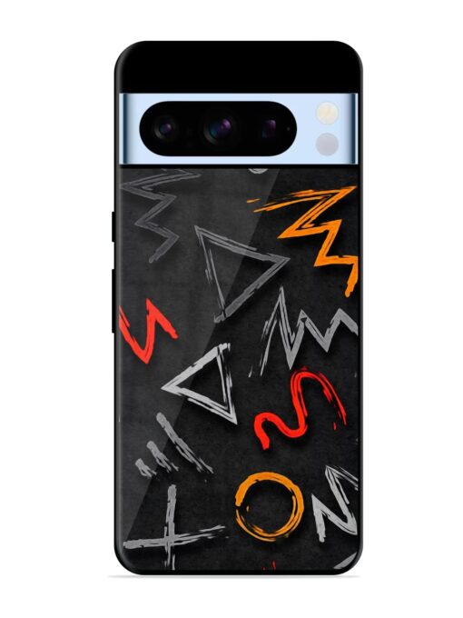 Grungy Graffiti Glossy Metal Phone Cover for Google Pixel 8 Pro Zapvi