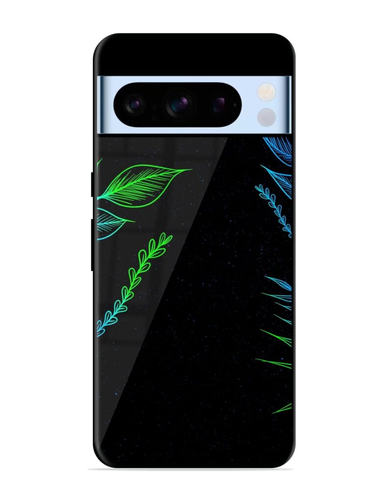 Aesthetic Neon Glossy Metal Phone Cover for Google Pixel 8 Pro Zapvi