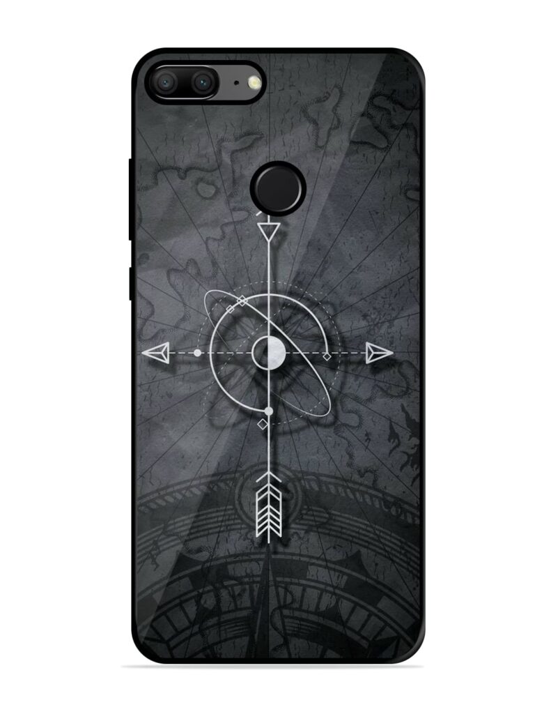 Lighting Cross Glossy Metal Phone Cover for Honor 9 Lite Zapvi