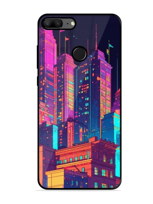 City View Glossy Metal Phone Cover for Honor 9 Lite Zapvi