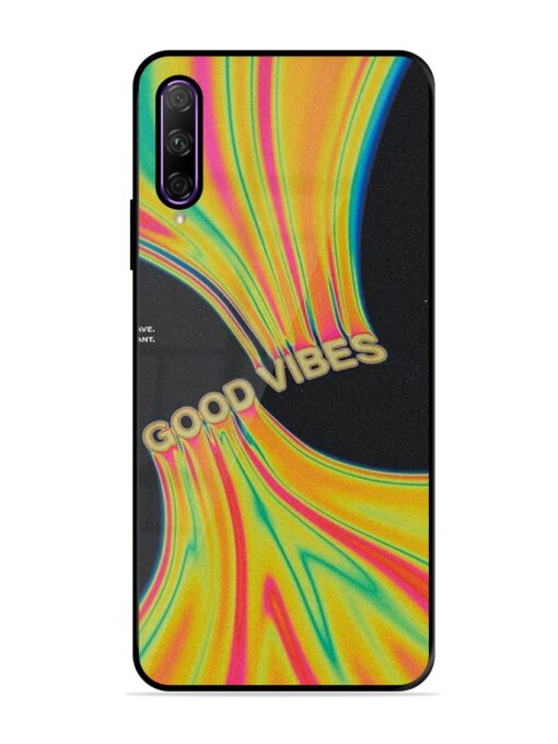 Good Vibes Glossy Metal Phone Cover for Honor 9X Pro Zapvi