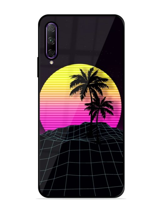 Coconut Vector Glossy Metal Phone Cover for Honor 9X Pro Zapvi