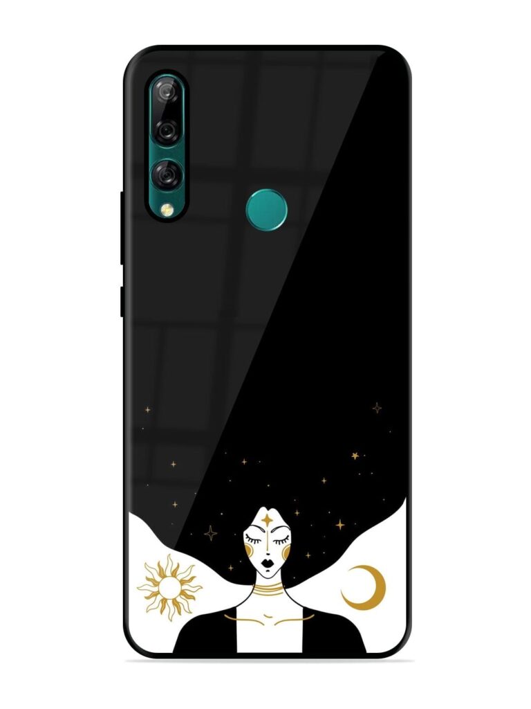 Mystical Vector Vintage Glossy Metal TPU Phone Cover for Honor Y9 Prime Zapvi