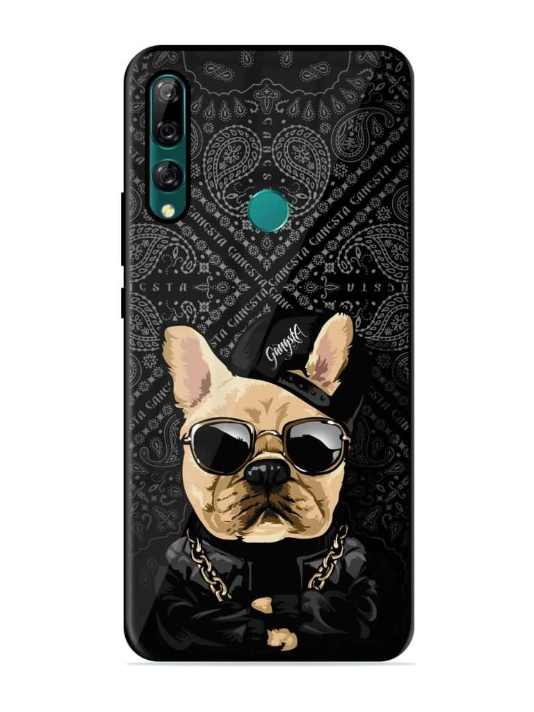 Gangsta Cool Sunmetales Dog Glossy Metal Phone Cover for Honor Y9 Prime Zapvi