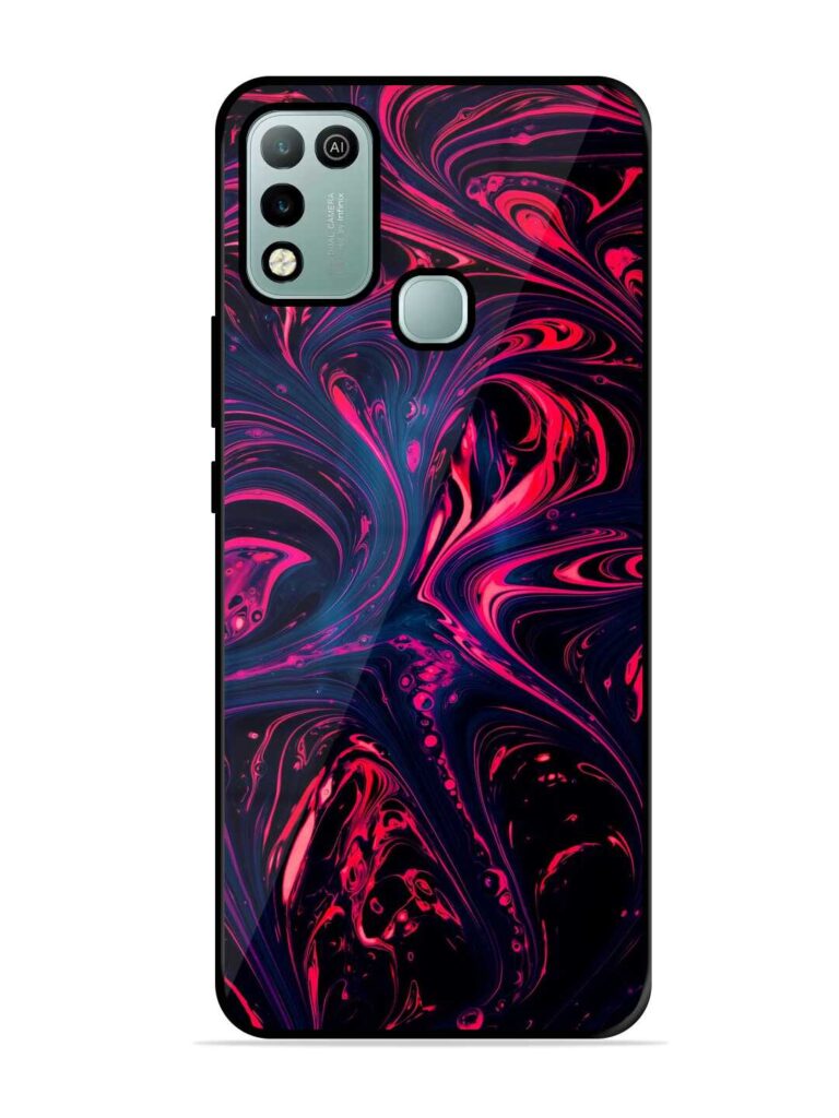 Abstract Background Glossy Metal Phone Cover for Infinix Hot 10 Play Zapvi