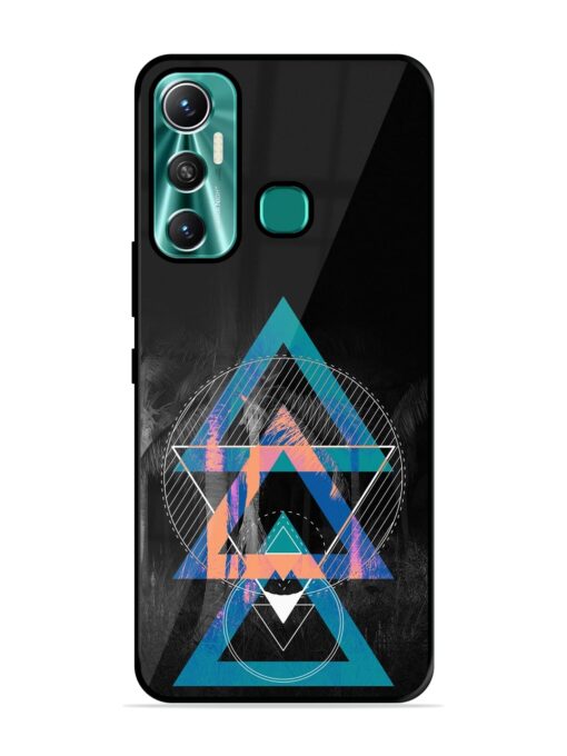 Indie Cross Glossy Metal Phone Cover for Infinix Hot 11 (2021) Zapvi