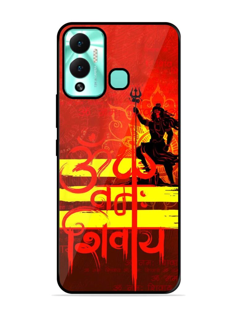 Illustration Lord Shiva Glossy Metal TPU Phone Cover for Infinix Hot 12 Play Zapvi