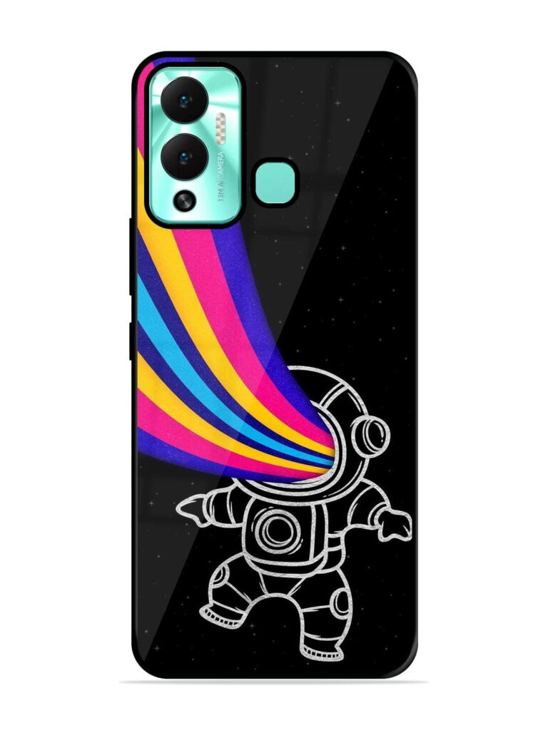 Astronaut Glossy Metal TPU Phone Cover for Infinix Hot 12 Play Zapvi