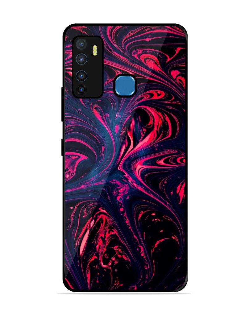 Abstract Background Glossy Metal Phone Cover for Infinix Hot 9 Zapvi