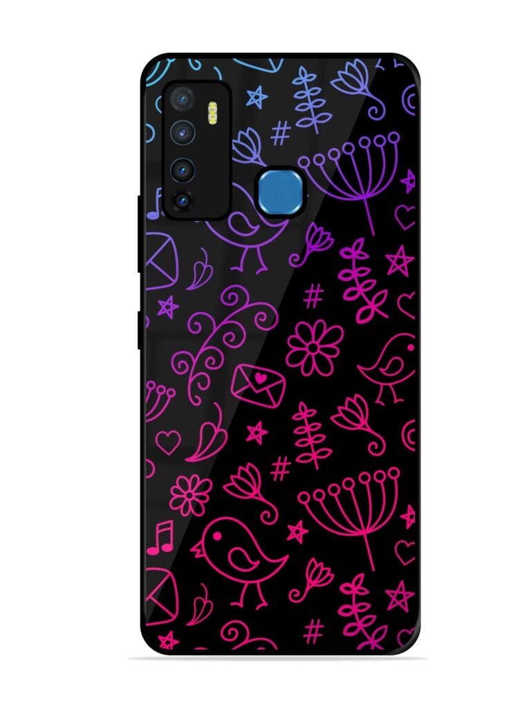 Cool Girly Glossy Metal Phone Cover for Infinix Hot 9 Zapvi