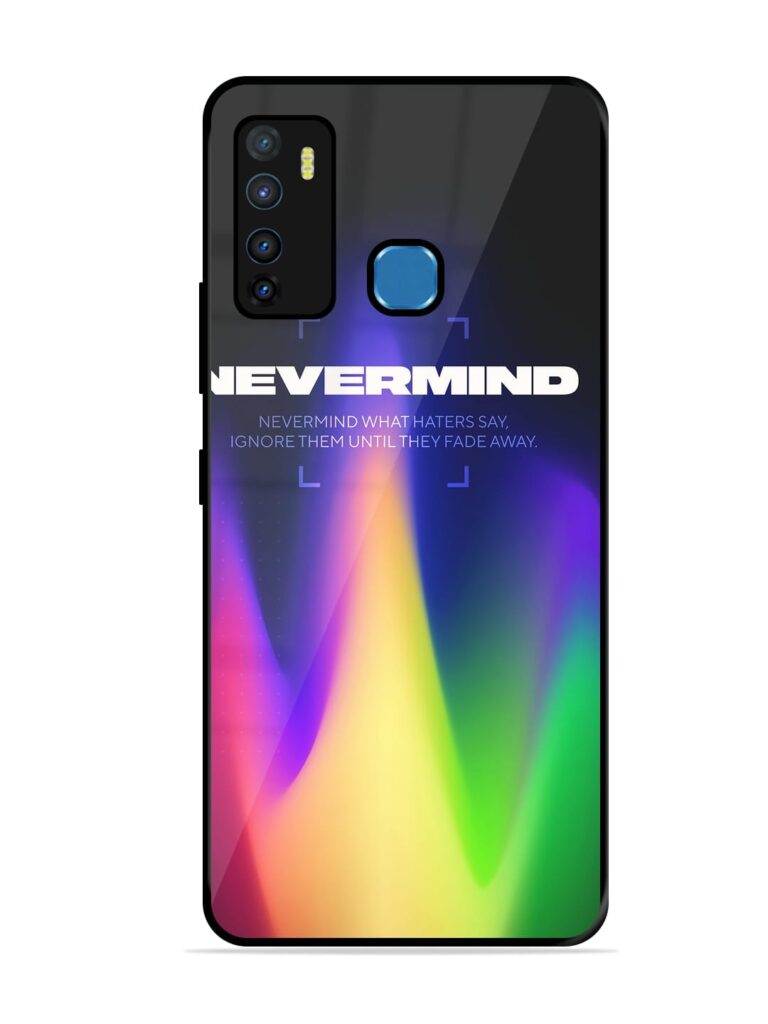 Nevermind Glossy Metal Phone Cover for Infinix Hot 9 Zapvi