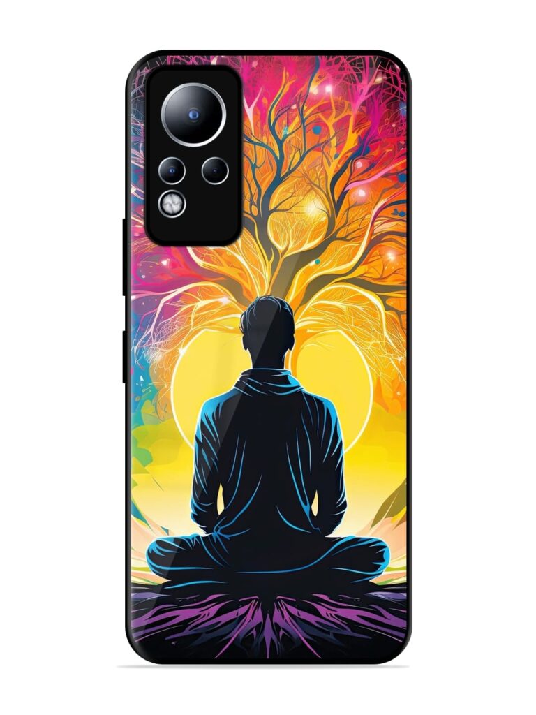 Mind Colourful Glossy Metal Phone Cover for Infinix Note 11 Zapvi