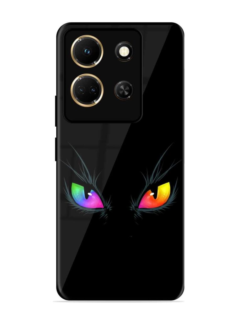 Cat Eyes Glossy Metal Phone Cover for Infinix Note 30 (5G) Zapvi