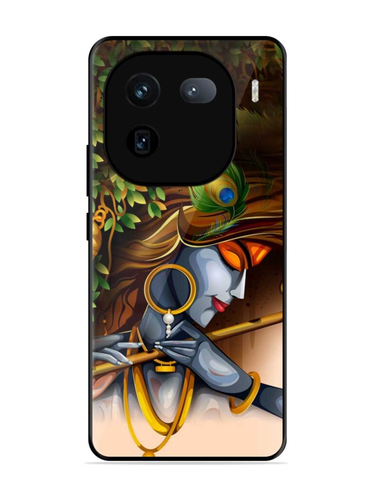 Krishna Glossy Metal Phone Cover for Iqoo 12 (5G) Zapvi