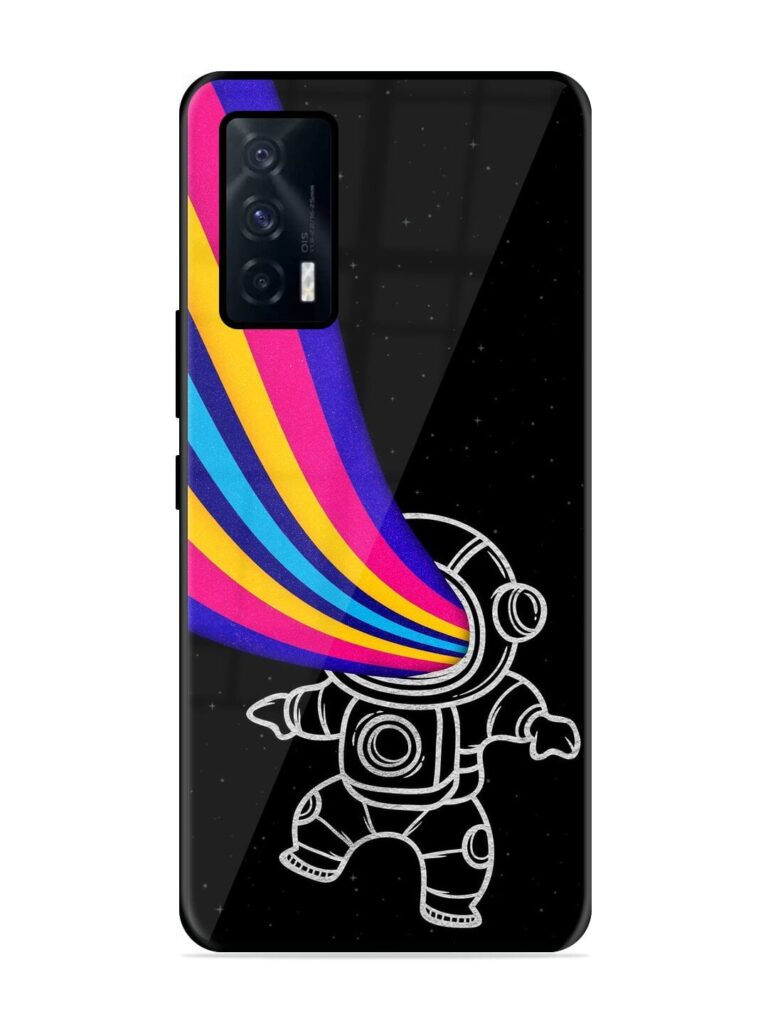 Astronaut Glossy Metal TPU Phone Cover for Iqoo 7 (5G) Zapvi