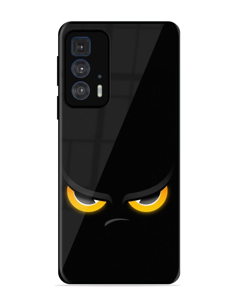 Cartoon Eye Glossy Metal Phone Cover for Motorola Edge 20 Pro Zapvi