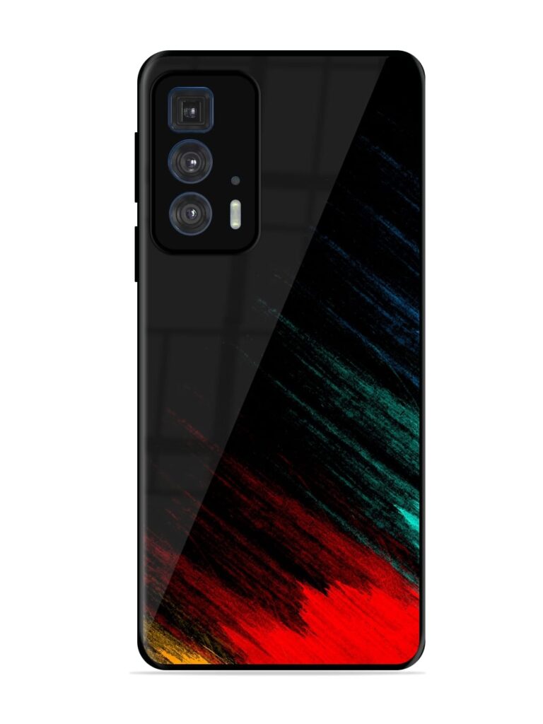 Color Pattern Glossy Metal Phone Cover for Motorola Edge 20 Pro Zapvi