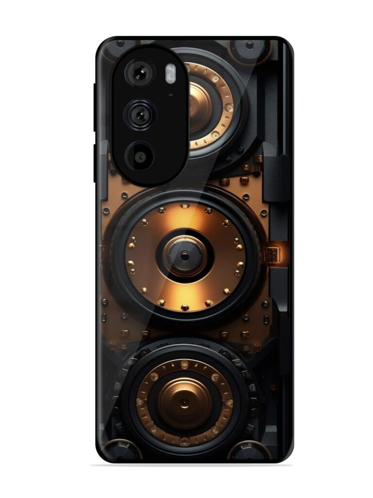 Sound Box Glossy Metal Phone Cover for Motorola Edge 30 Pro Zapvi