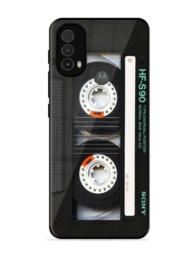 Sony Hf-S90 Cassette Glossy Metal Phone Cover for Motorola Moto E40 Zapvi