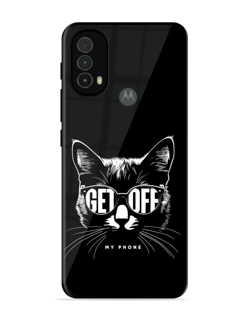 Get Off Glossy Metal TPU Phone Cover for Motorola Moto E40 Zapvi