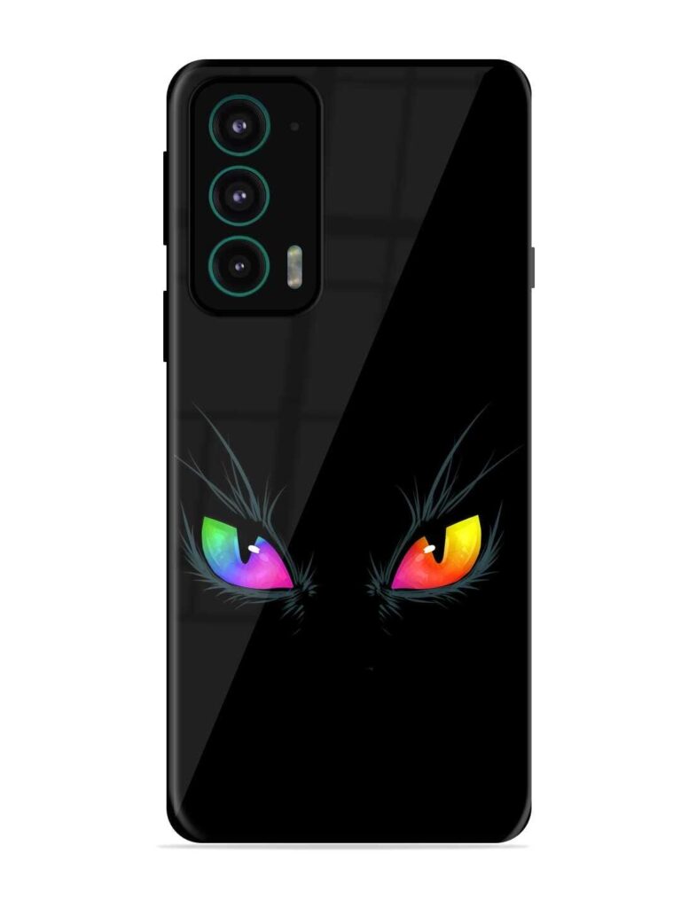 Cat Eyes Glossy Metal Phone Cover for Motorola Moto Edge 20 Zapvi