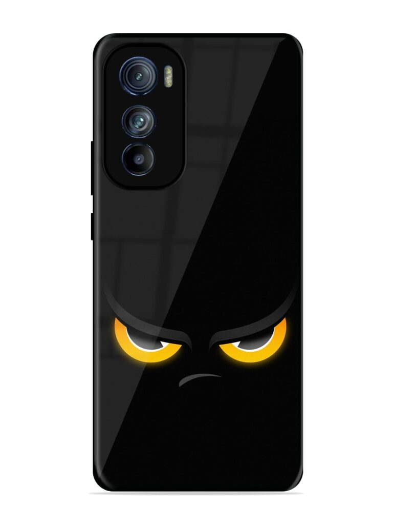 Cartoon Eye Glossy Metal Phone Cover for Motorola Moto Edge 30 Zapvi