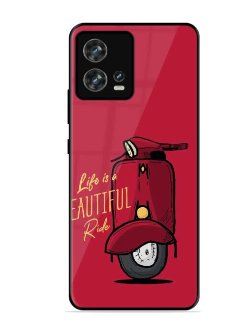 Life Is Beautiful Rides Glossy Metal Phone Cover for Motorola Moto Edge 30 Fusion Zapvi