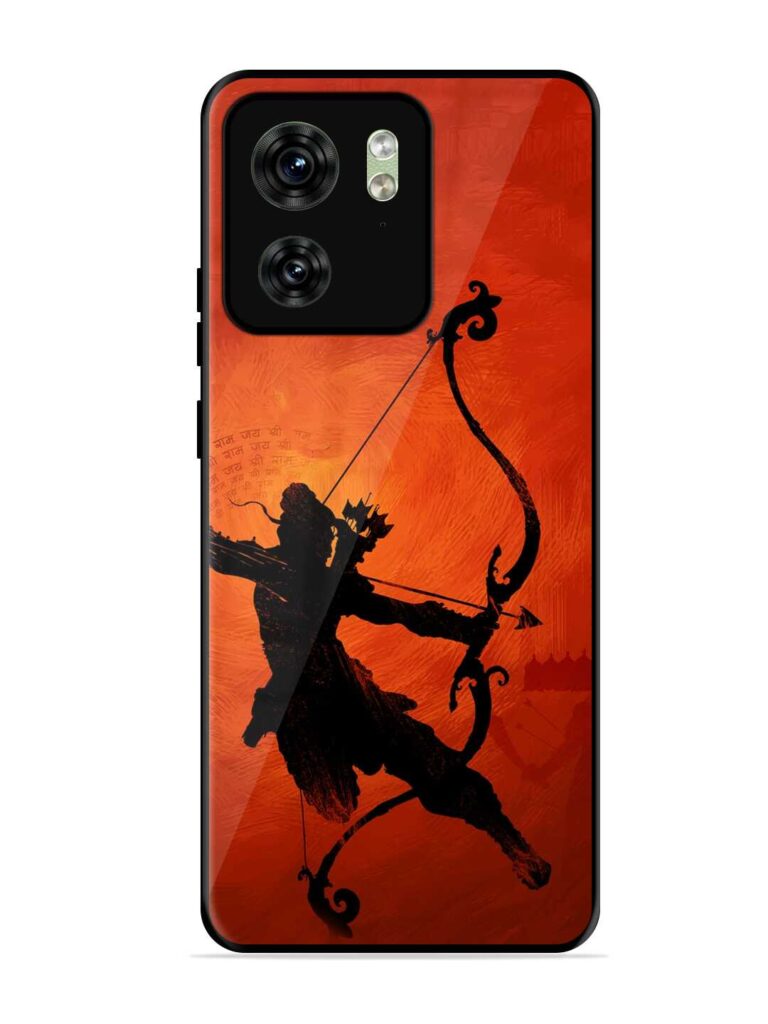 Illustration Lord Rama Glossy Metal Phone Cover for Motorola Moto Edge 40 Zapvi