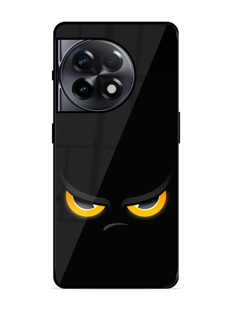 Scary Yellow Eye Glossy Metal TPU Phone Cover for Oneplus 11R (5G) Zapvi