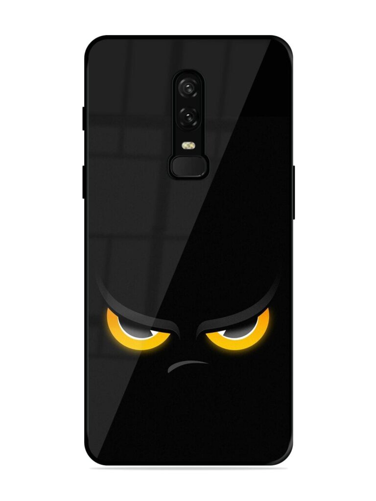 Scary Yellow Eye Glossy Metal TPU Phone Cover for Oneplus 6 Zapvi