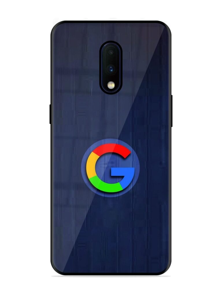 Google Logo Printed Glossy Metal TPU Phone Cover for Oneplus 7 Zapvi
