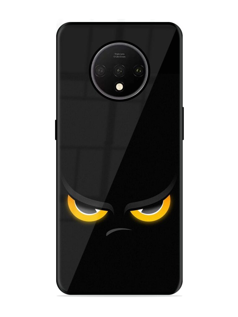Scary Yellow Eye Glossy Metal TPU Phone Cover for Oneplus 7T Zapvi